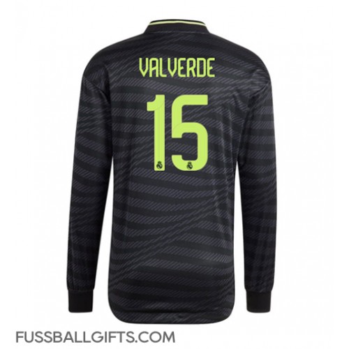Real Madrid Federico Valverde #15 Fußballbekleidung 3rd trikot 2022-23 Langarm